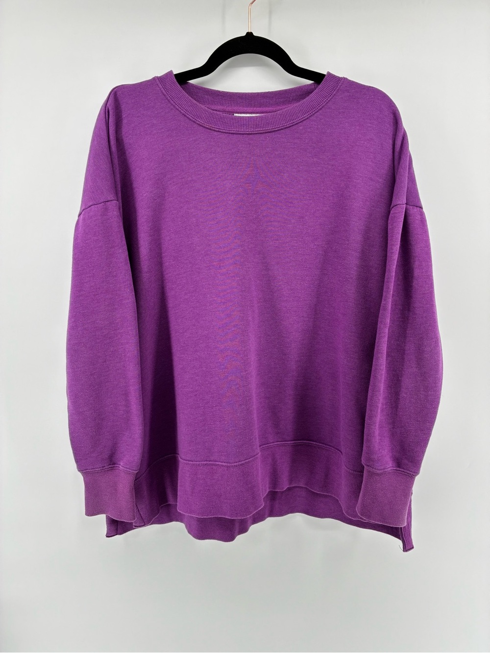 Kersh Violet Relaxed Crewneck Pullover